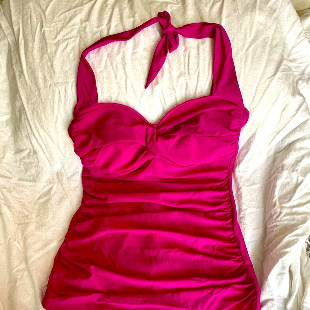 Miraclesuit Pink Caitlin Tummy Control One-piece Swimsuit 14